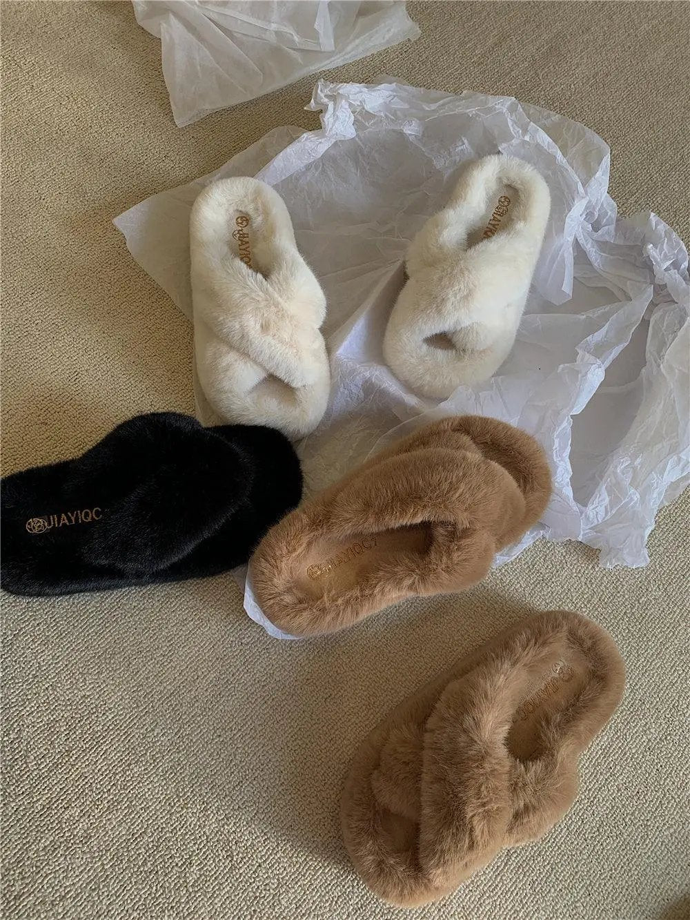 Fashion Plush Slippers PAINEVIDA