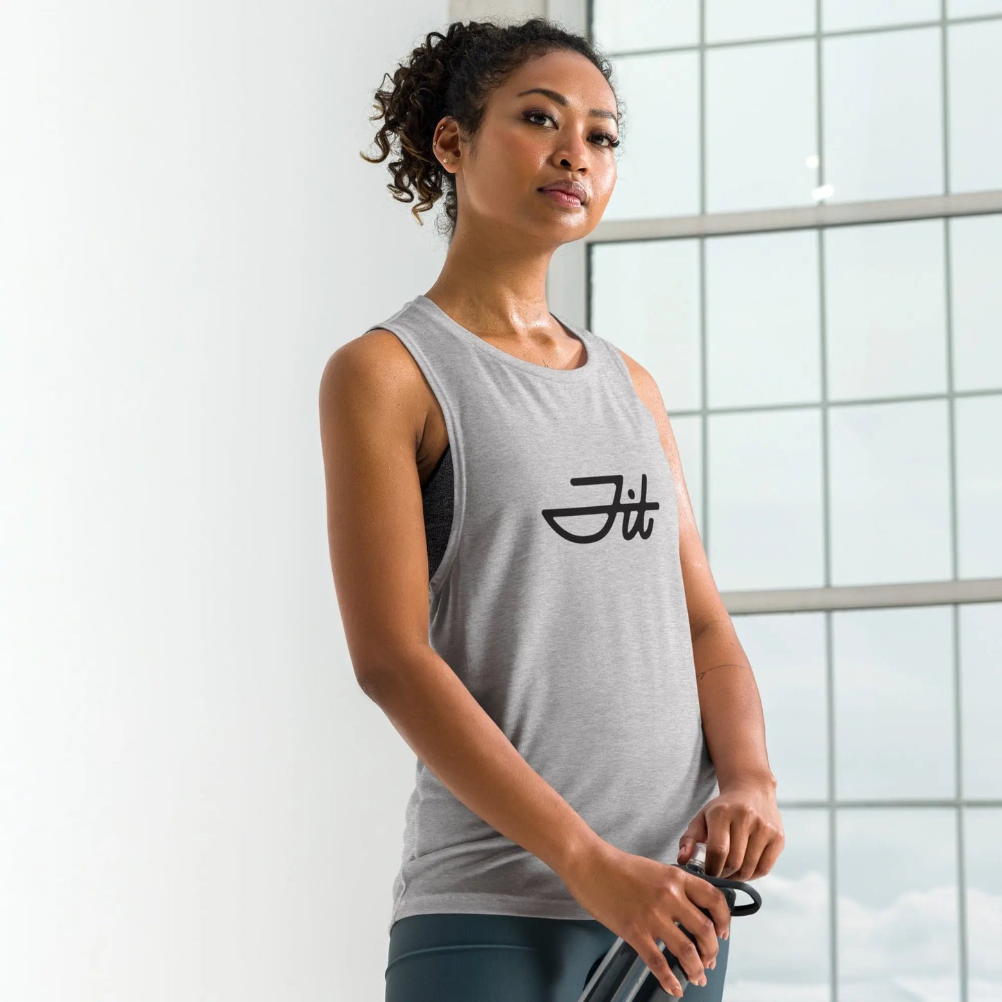 Fit Ladies’ Muscle Tank Fit Dad Community