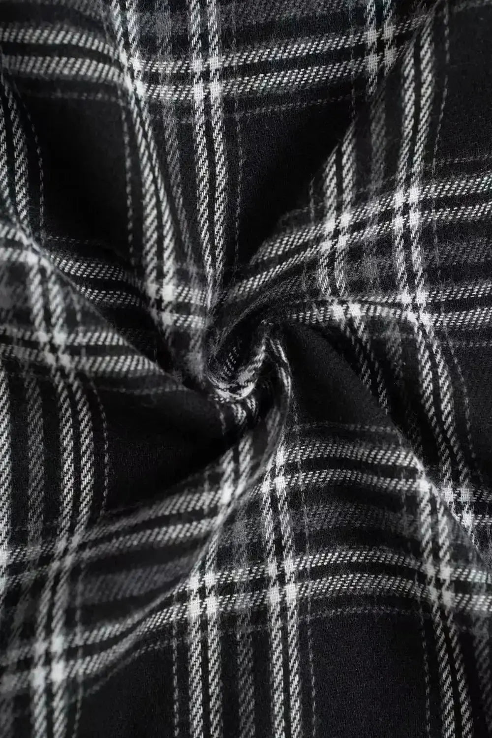 Flannel Plaid Wide Leg Pants - Plush Fashion Hub