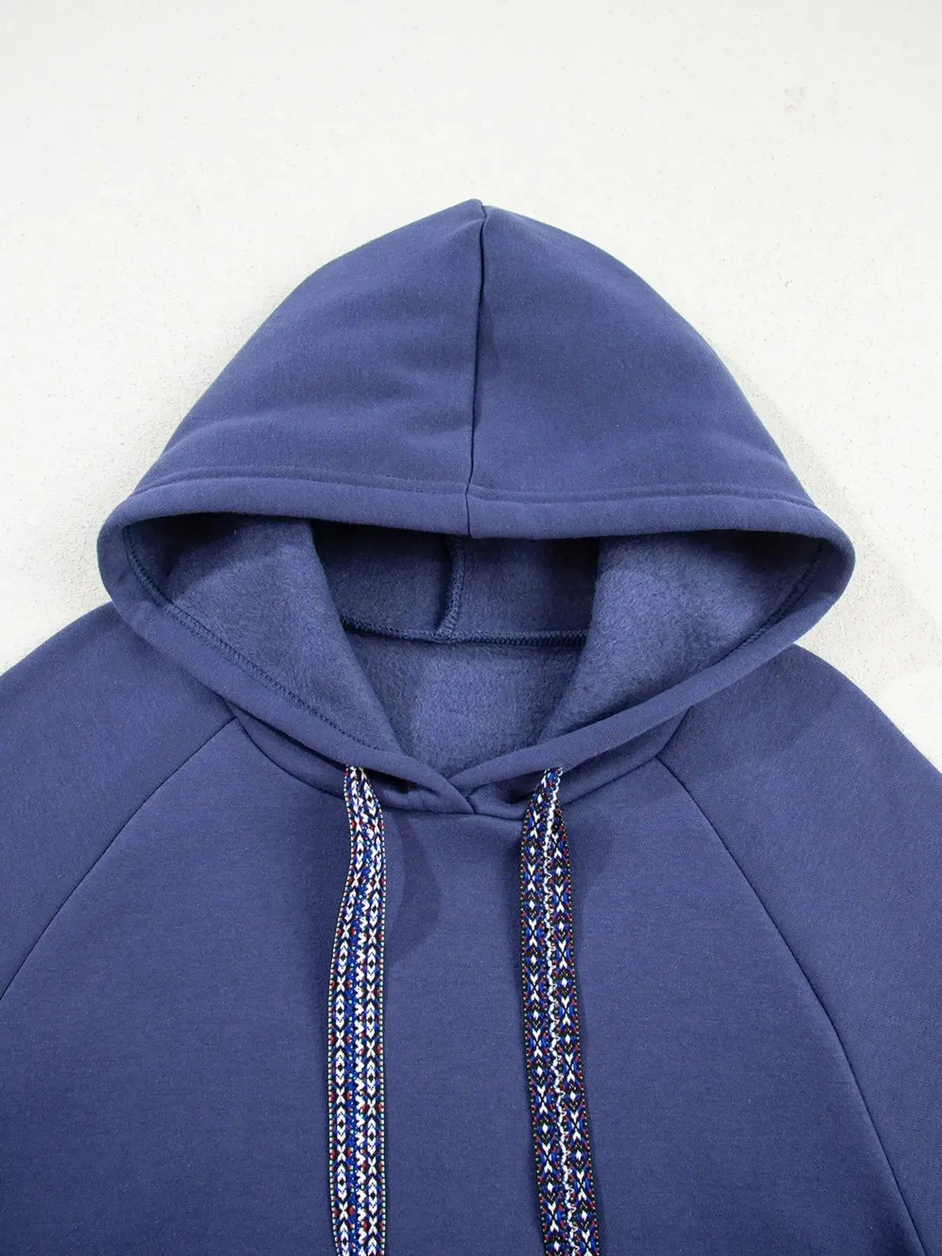 Fleece Lined Adjustable Drawstring Oversize Tunic Hoodie - Plush Fashion Hub