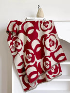 Floral Patterned Warm Scarf - Plush Fashion Hub