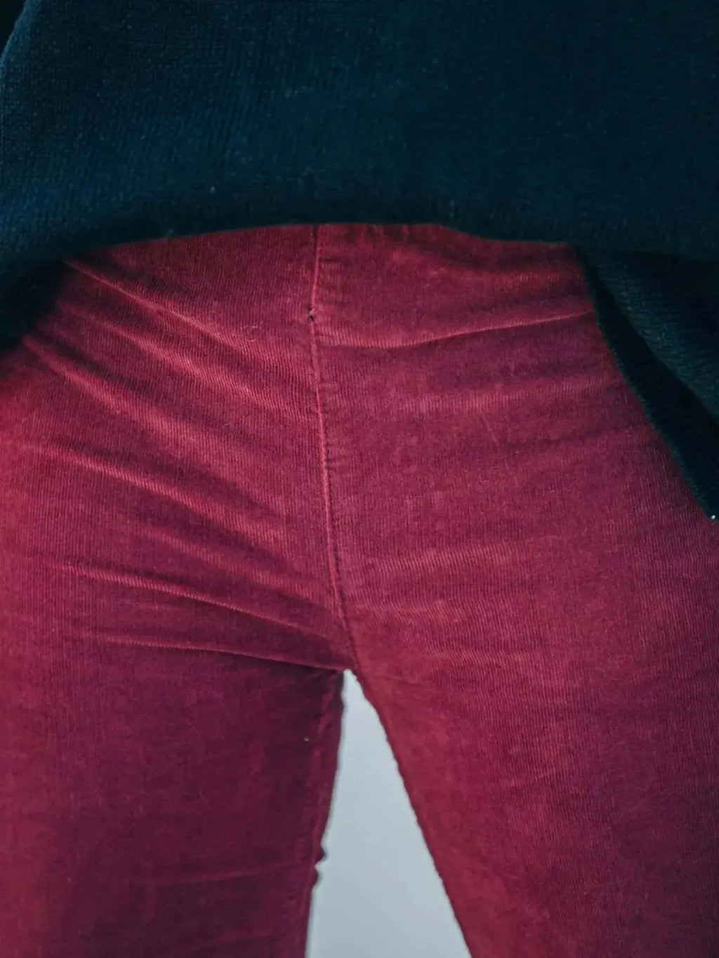 Full Size Corduroy Flare Pants Plus Size - Plush Fashion Hub