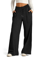 Full Size Drawstring Relaxed Fit Wide Leg Pants Plus Size - Plush Fashion Hub