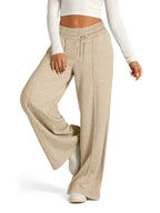 Full Size Drawstring Relaxed Fit Wide Leg Pants Plus Size - Plush Fashion Hub