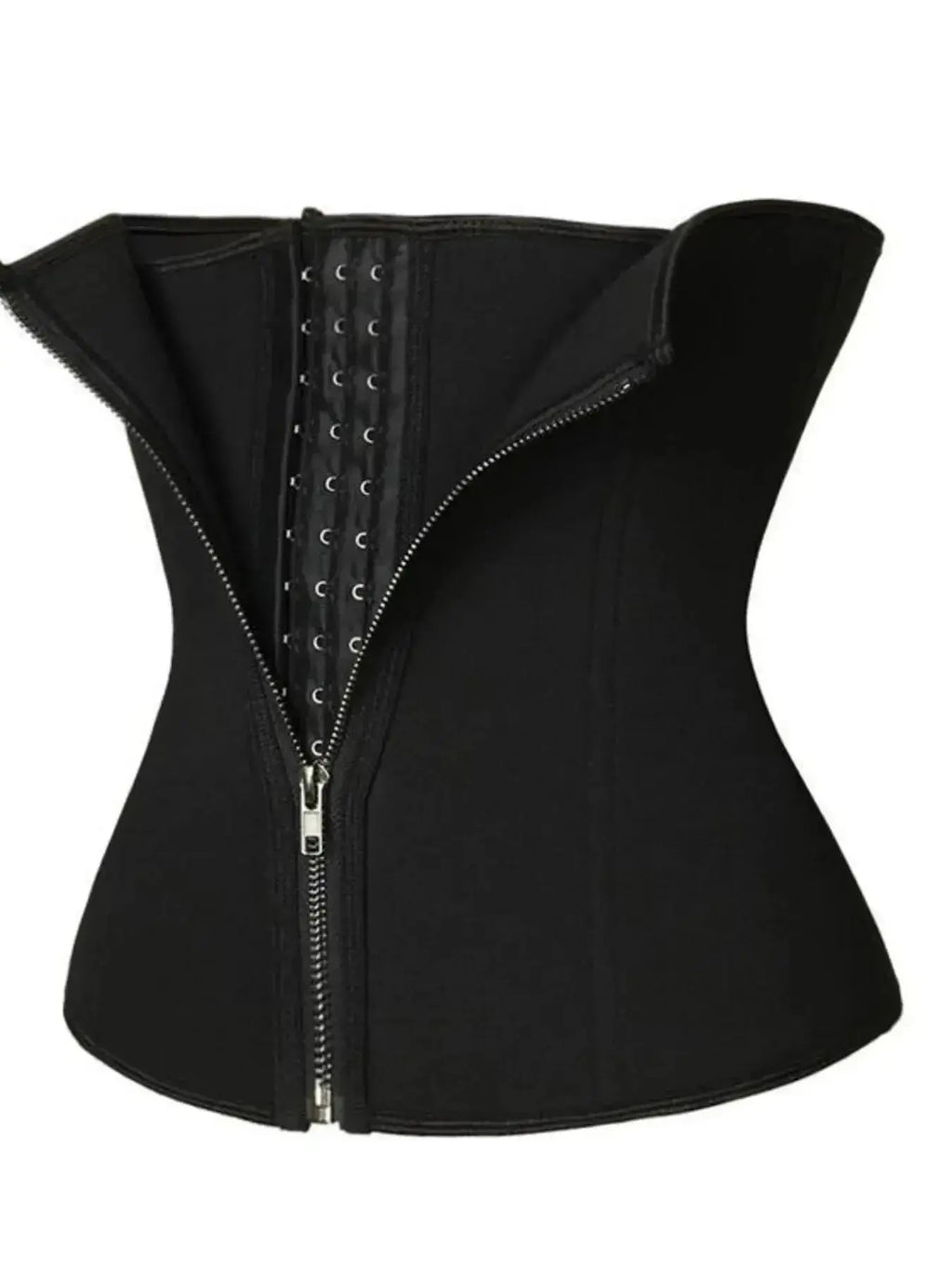 Full Size Zipper Shaping Band with Hook and Eye Closure Plus Size - Plush Fashion Hub