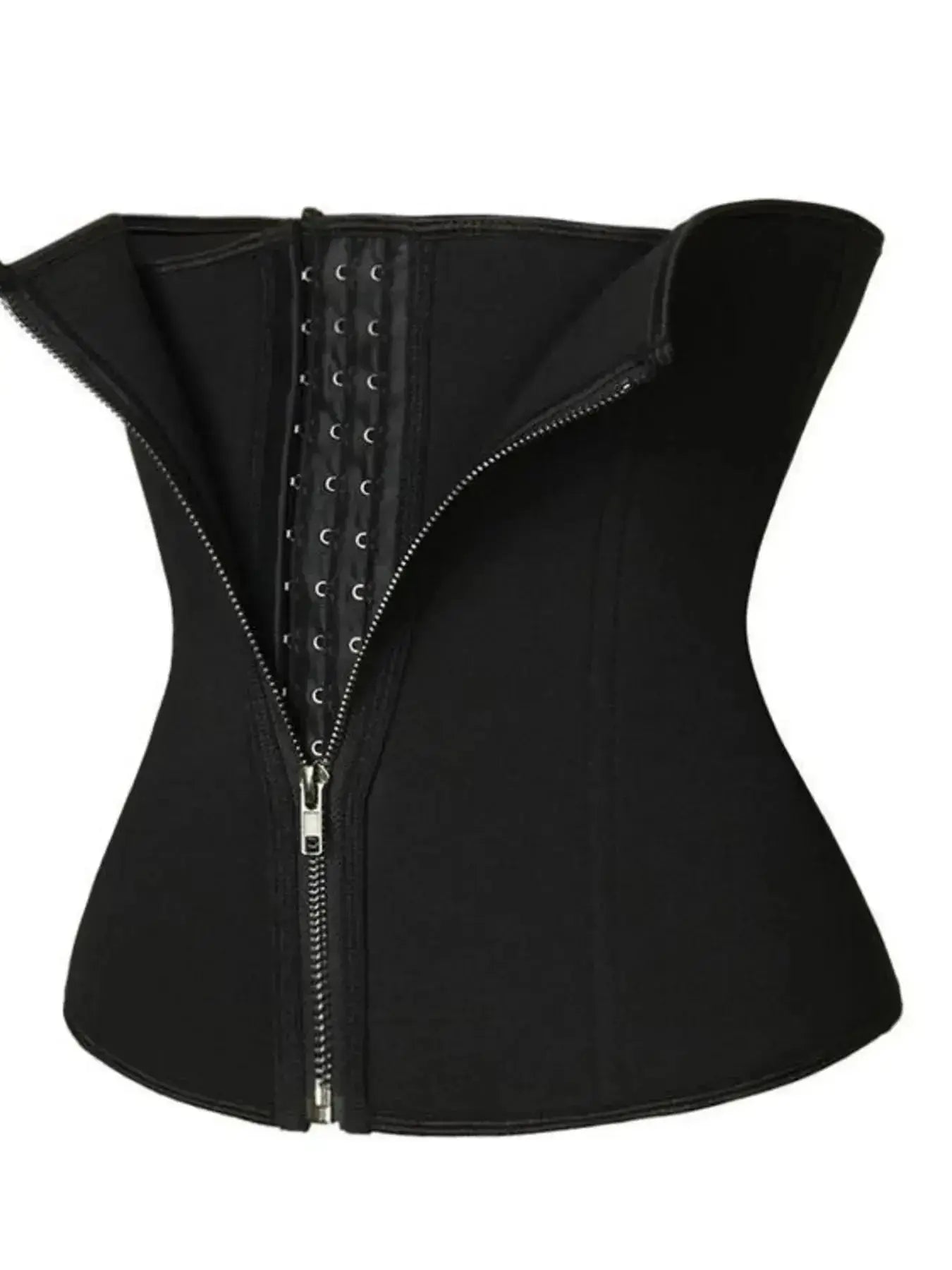 Full Size Zipper Shaping Band with Hook and Eye Closure Plus Size - Plush Fashion Hub