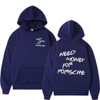 Funny Need Money Letter Print Hoodie Fashion Design - Plush Fashion Hub