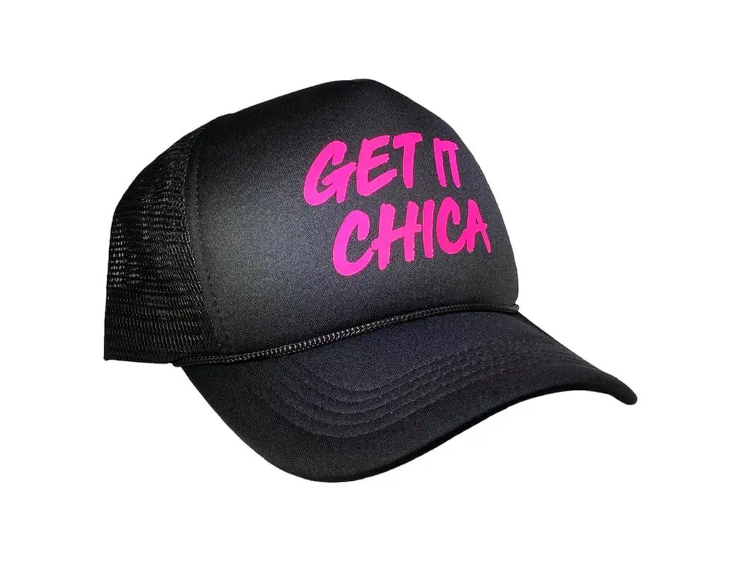 GET IT CHICA Trucker Hats Plush Fashion Hub