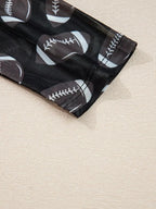 Game Day Mesh Sheer Long Sleeve Top - Plush Fashion Hub