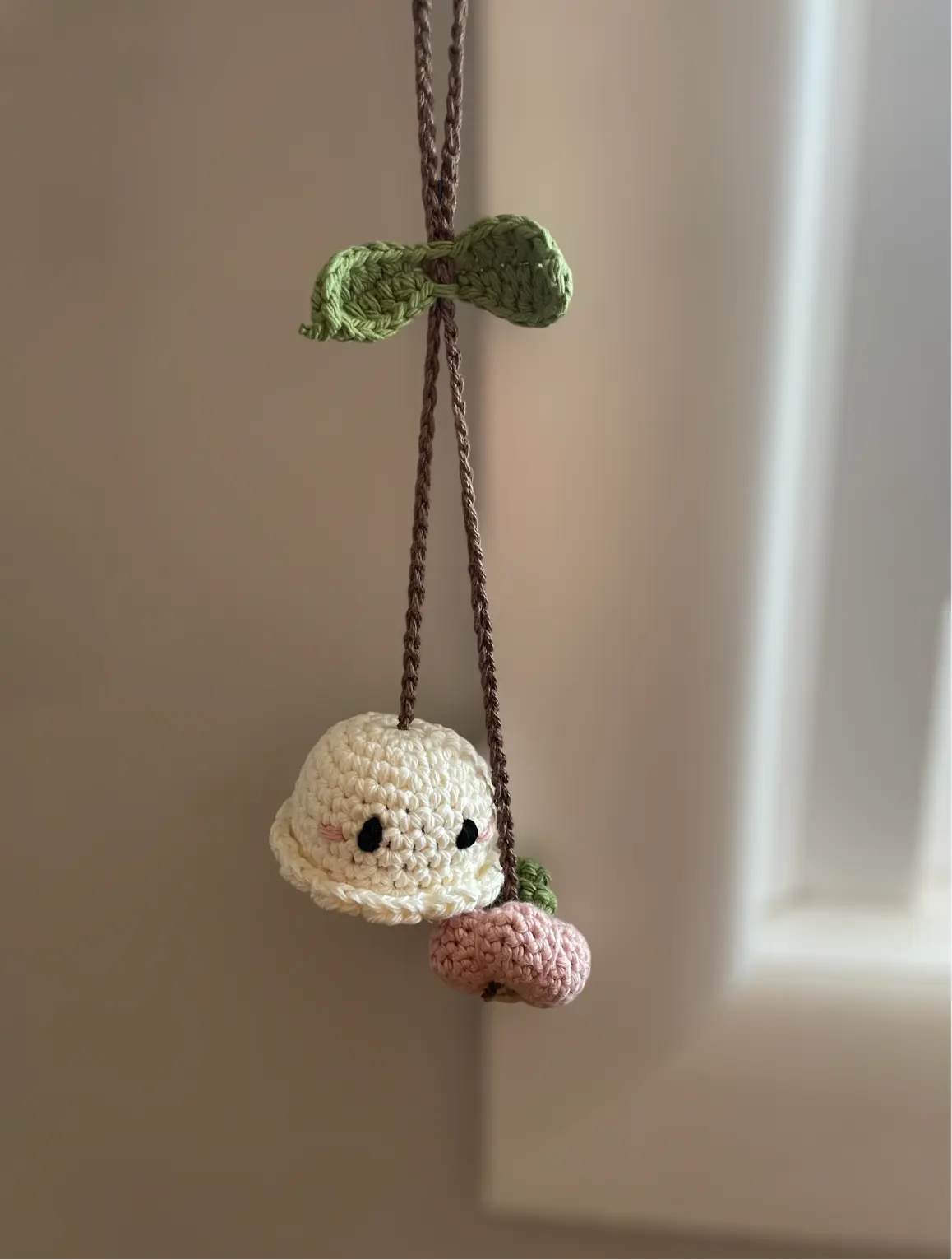 Ghost/Pumpkin car charm Tight Knit Sisters