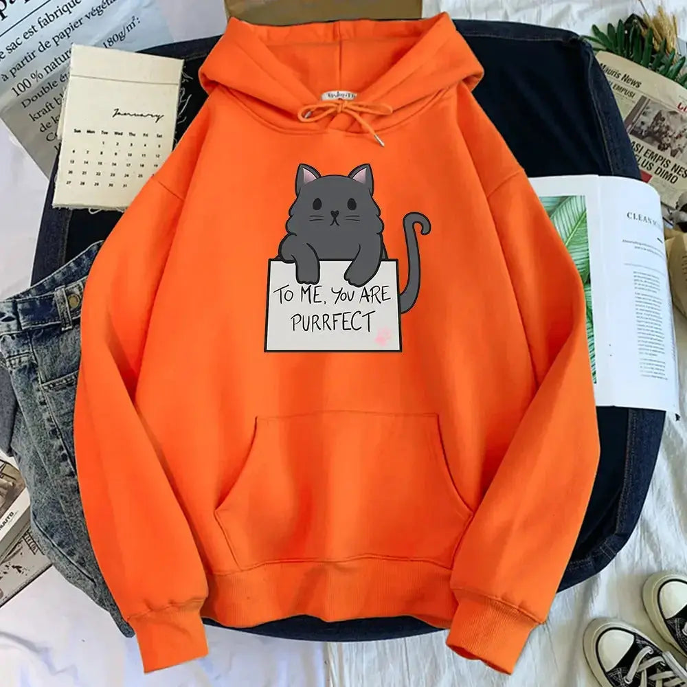 Girls Blank Solid Color Hoodie Sweater - Plush Fashion Hub