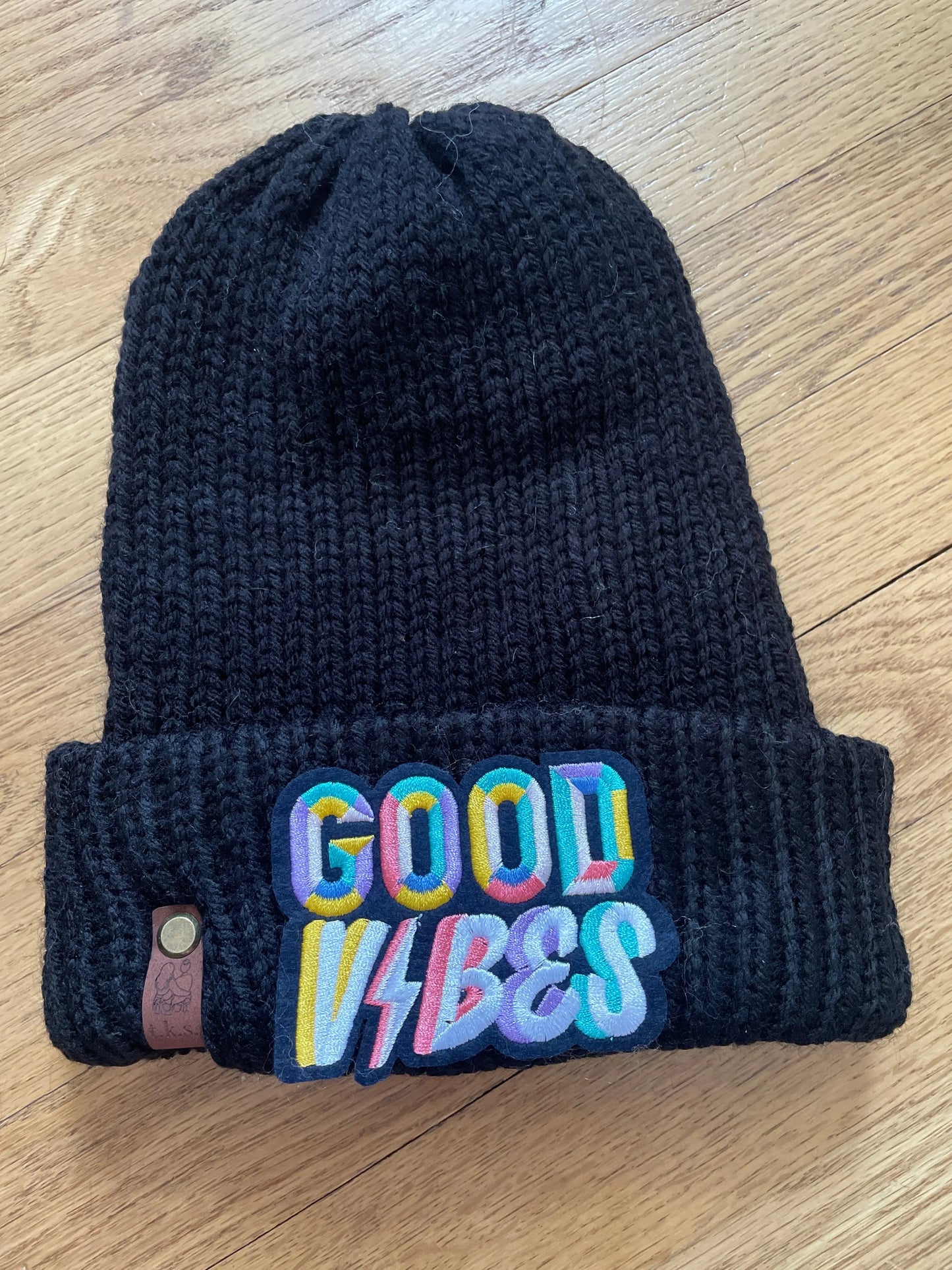Good Vibes Beanie Tight Knit Sisters