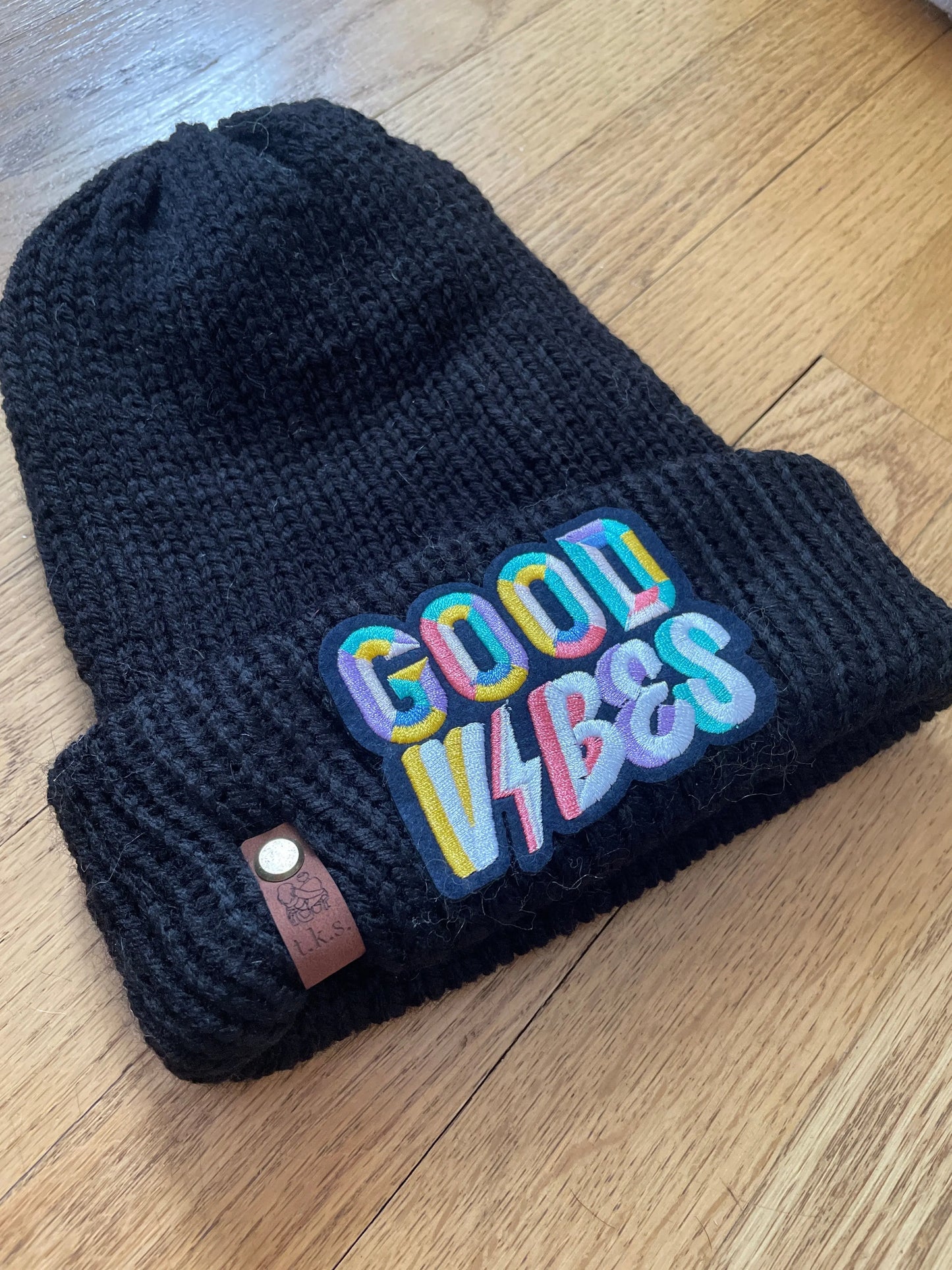 Good Vibes Beanie Tight Knit Sisters