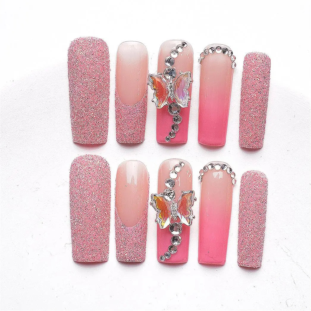 Handmade press on nails fake nails removable Plush Fashion Hub 29.90