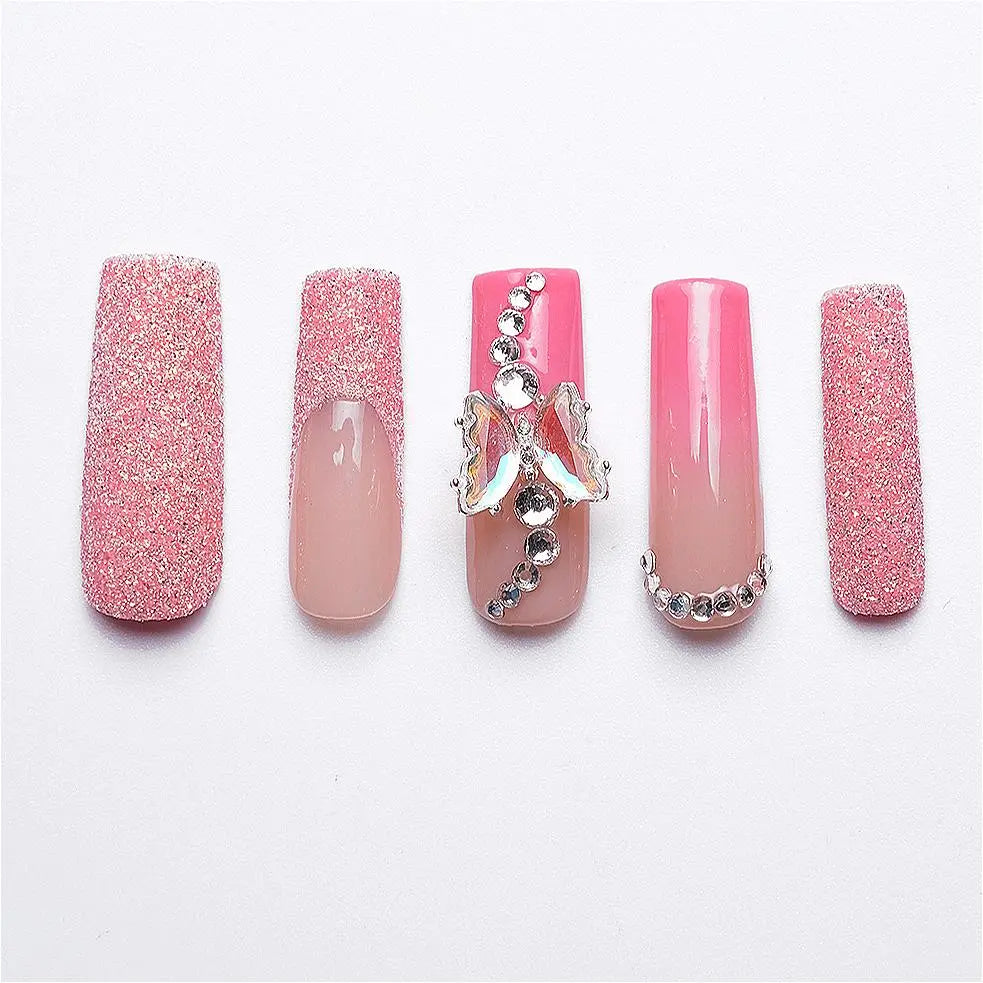 Handmade press on nails fake nails removable Plush Fashion Hub