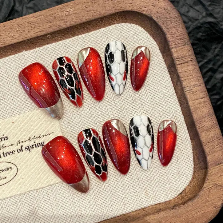 Handmade press on nails fake nails removable Plush Fashion Hub