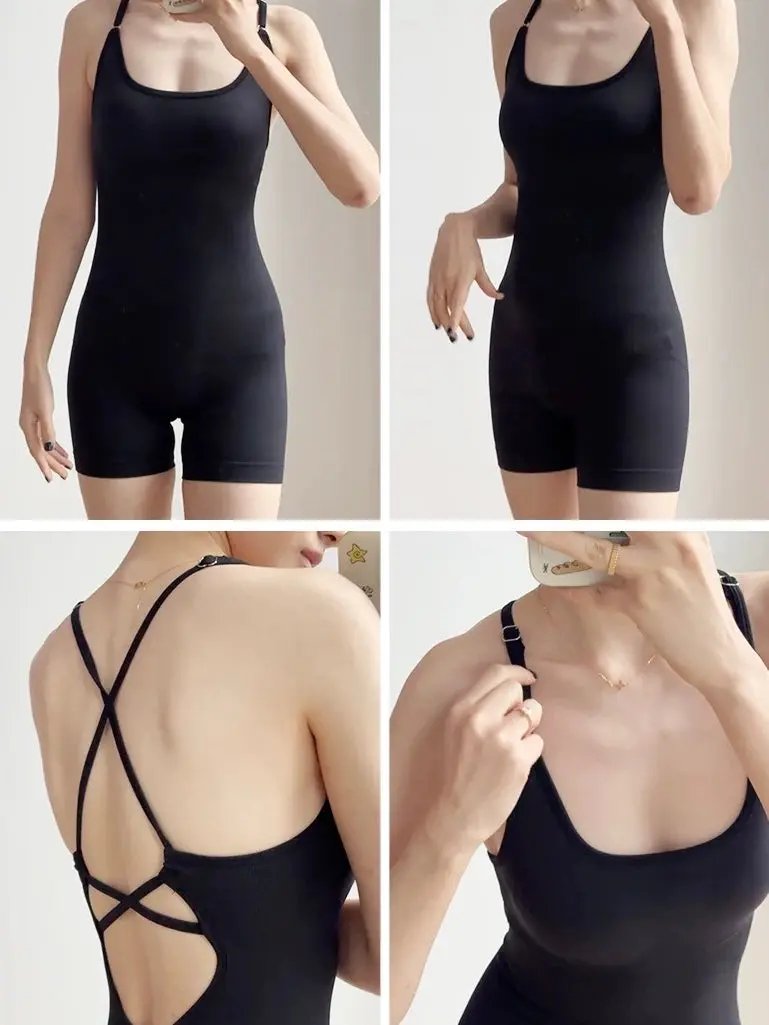 High Waist Hip Lift Sports Fitness Jumpsuit PAINEVIDA