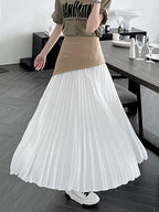 High Waist Pleated Skirt - Plush Fashion Hub