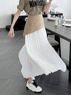 High Waist Pleated Skirt - Plush Fashion Hub