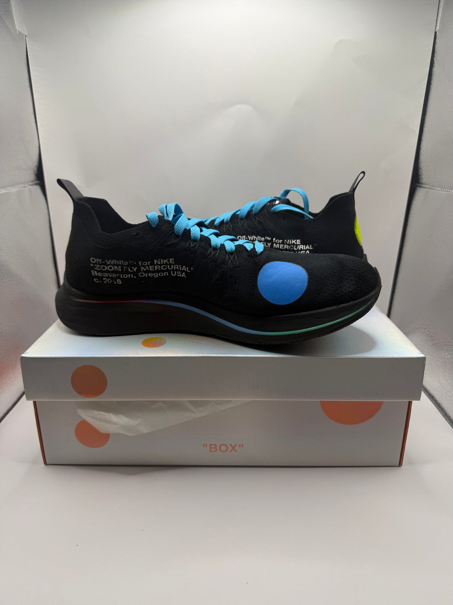 Nike Zoom Fly Mercurial Off-White Black (USED) - Size 11 Supra Sneakers