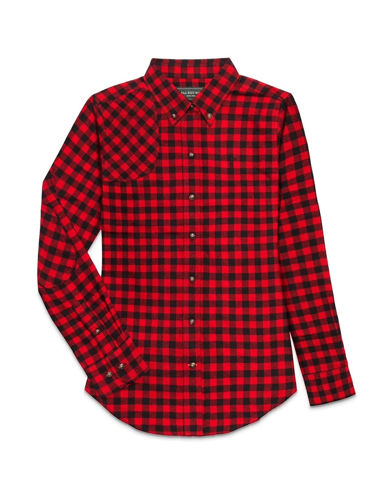 Joan Shirt - Mini Buffalo Plaid Ball and Buck