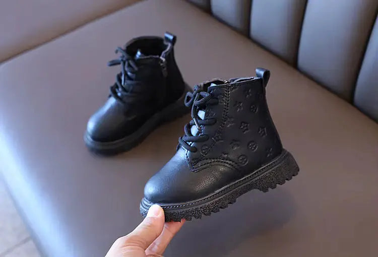Kids Hiking Ankle Boots - Lace Up Outdoor Boots for Boys & Girls | AURORE LUXURE AURORE LUXURE