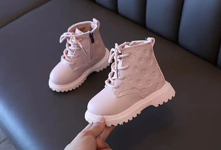Kids Hiking Ankle Boots - Lace Up Outdoor Boots for Boys & Girls | AURORE LUXURE AURORE LUXURE