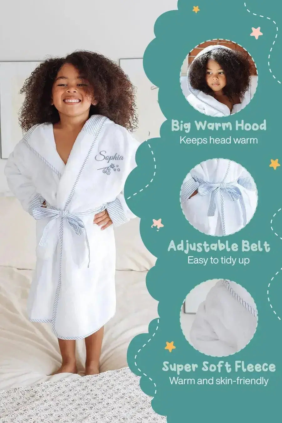 Kids Plush Robe – Ultra Soft, Safe & Cozy for Toddlers & Kids - Plush Fashion Hub