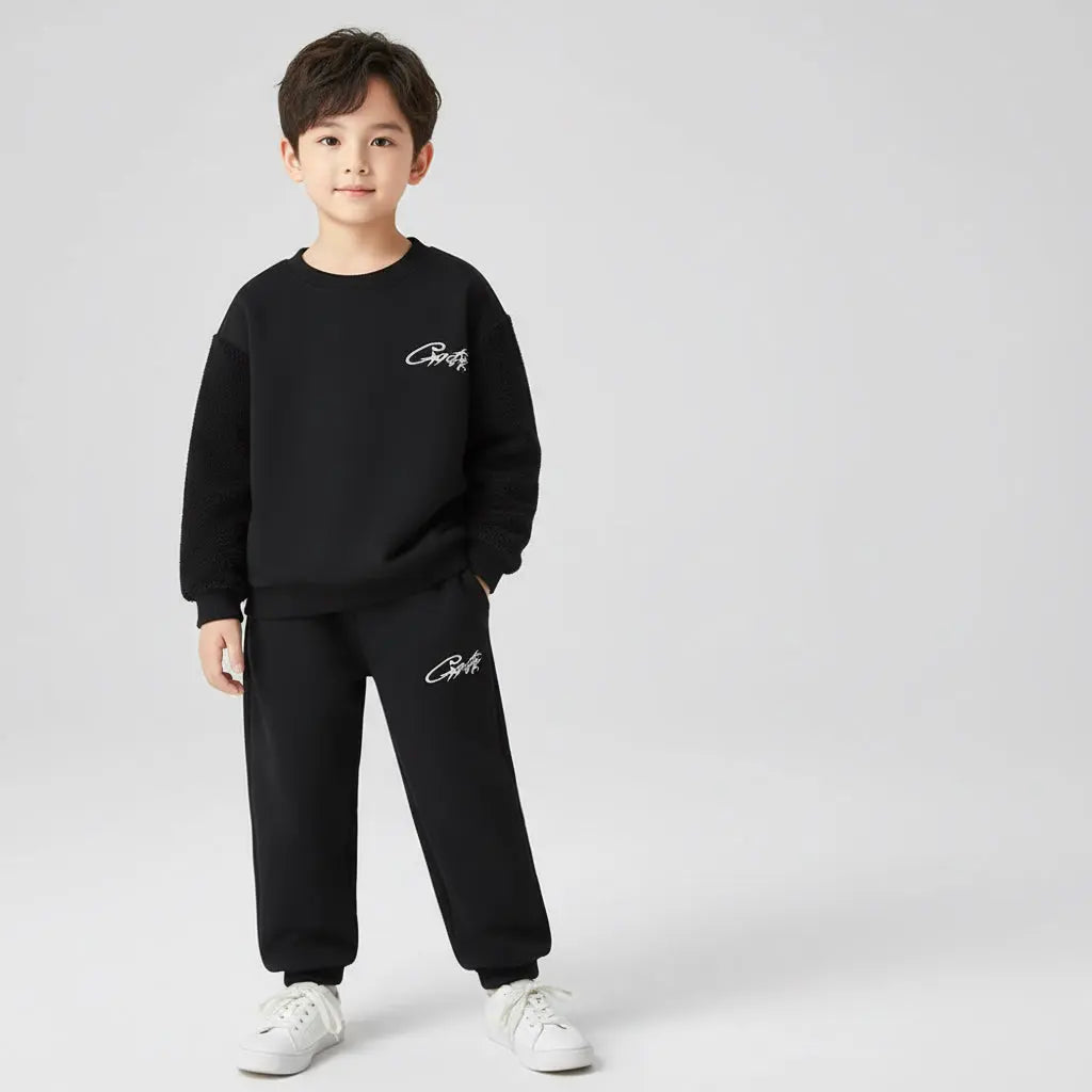 Kids Winter Sports Outfit Set - Warm Sweatshirt & Trousers | AURORE LUXURE AURORE LUXURE