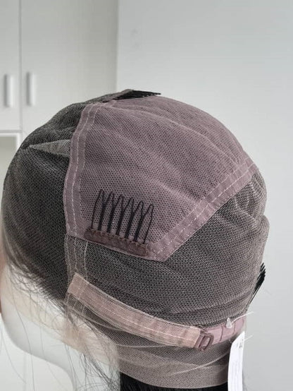 Shade Knotless Braid Wig, Full Lace, Color mix, Waist Length, Glueless Poshglad Braided Wigs