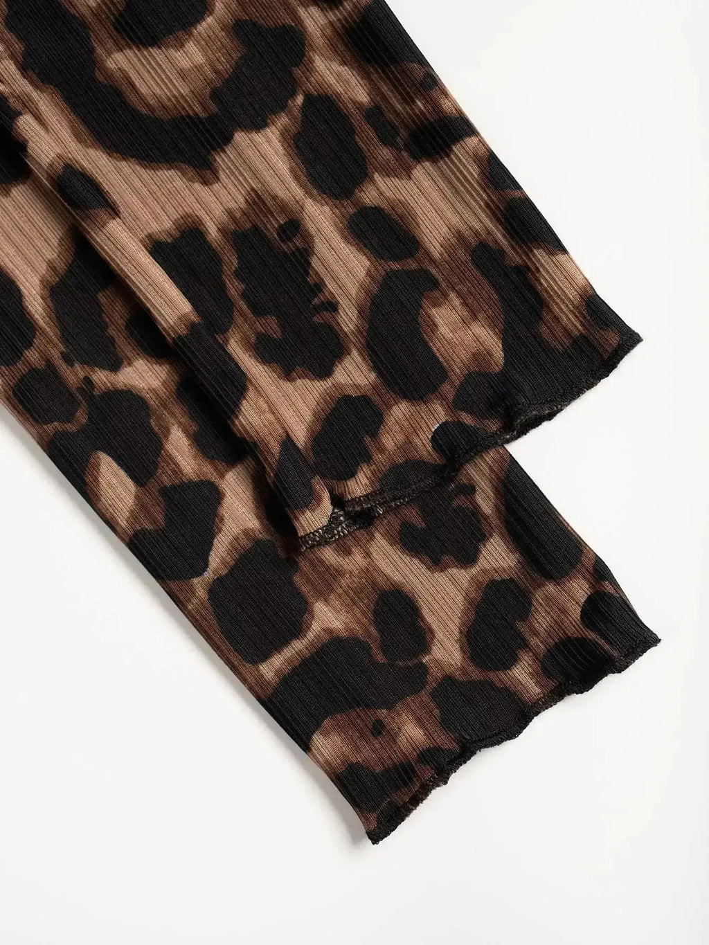 Leopard Print Button-Down Sgirt - Plush Fashion Hub