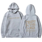 Letter Printed Hoodie Sports Long Sleeve Hoodie - Plush Fashion Hub