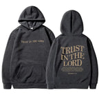 Letter Printed Hoodie Sports Long Sleeve Hoodie - Plush Fashion Hub