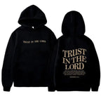 Letter Printed Hoodie Sports Long Sleeve Hoodie - Plush Fashion Hub