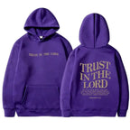 Letter Printed Hoodie Sports Long Sleeve Hoodie - Plush Fashion Hub
