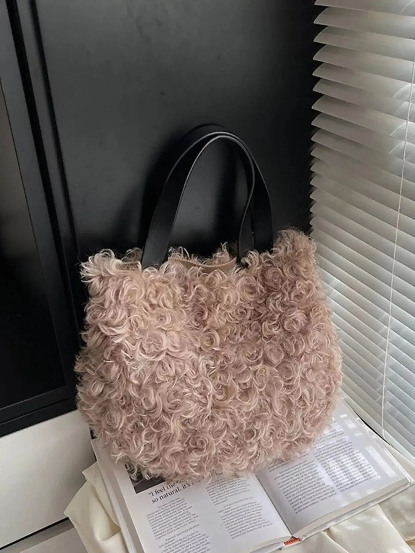 Lightweight Fluffy Handbag - Plush Fashion Hub