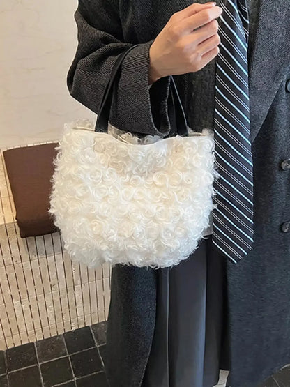 Lightweight Fluffy Handbag - Plush Fashion Hub
