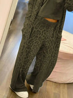 Long Sleeve Longline Outerwear and Pants Set - Plush Fashion Hub