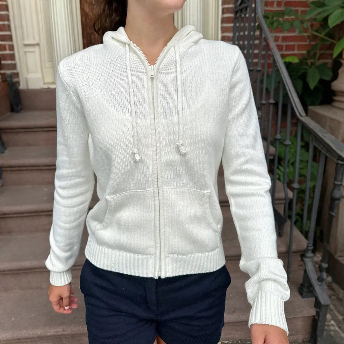 Long Sleeve Solid Color Hoodie Coat Woolen Women Clothing Autumn Winter Perfecsy