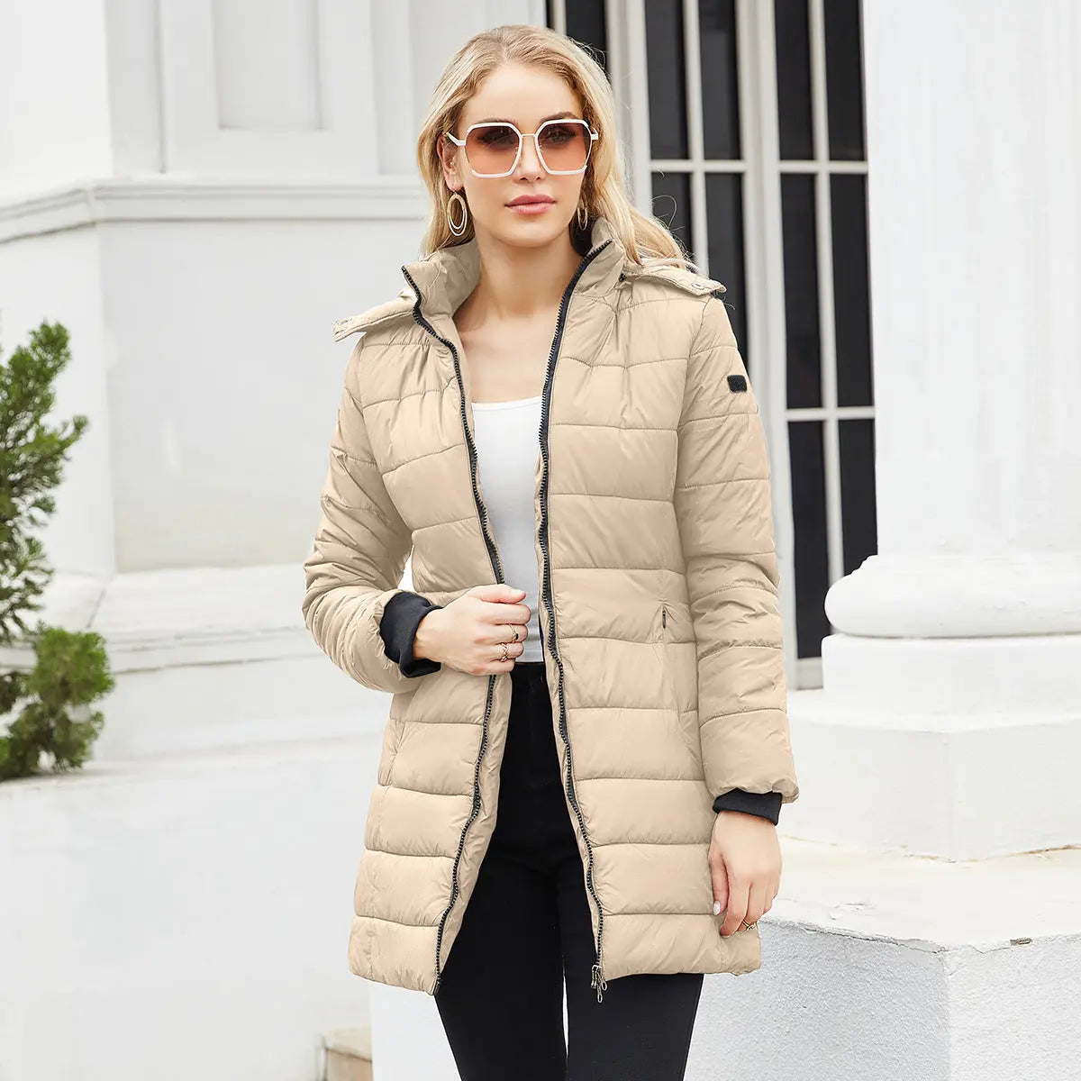 Long-sleeved Cotton-padded Jacket Social Buzz eSIMs