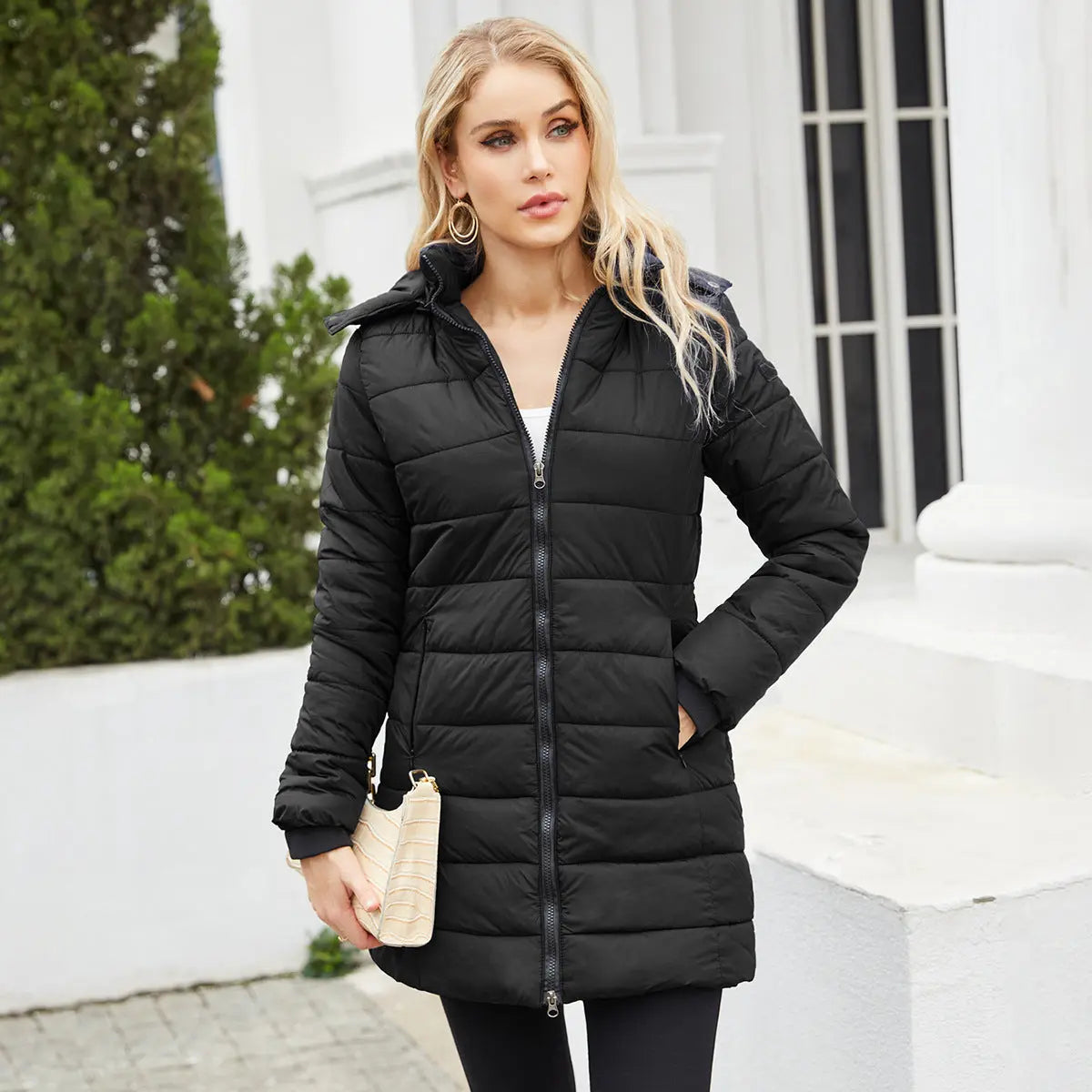 Long-sleeved Cotton-padded Jacket Social Buzz eSIMs