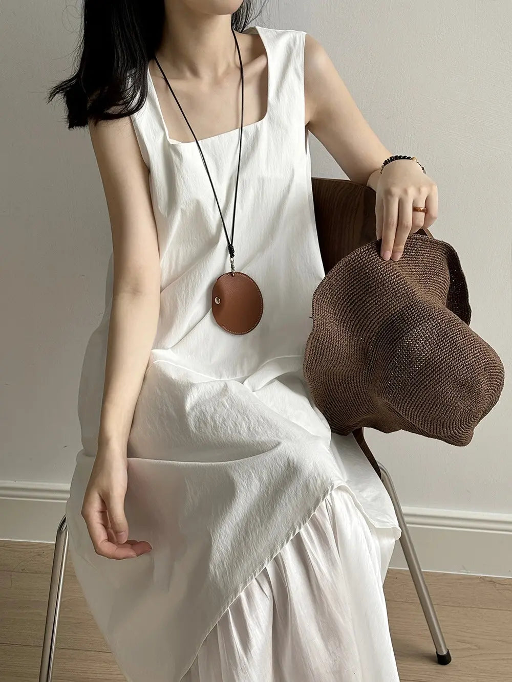 Lrregular Patchwork Vest Dress Plush Fashion Hub