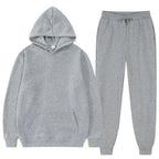 Men's And Women's Casual Loose Sweatshirt Sweatpants Two-piece Set - Plush Fashion Hub