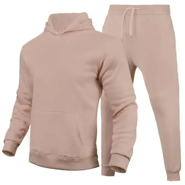 Men's And Women's Casual Loose Sweatshirt Sweatpants Two-piece Set - Plush Fashion Hub