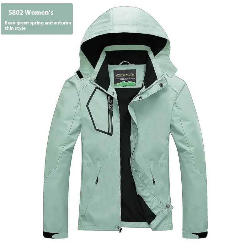 Men's And Women's Loose Plus Size Breathable Waterproof Jacket Social Buzz eSIMs