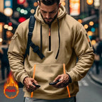 Men's Casual Multi-zipper Arm Pocket Sweatshirt - Plush Fashion Hub