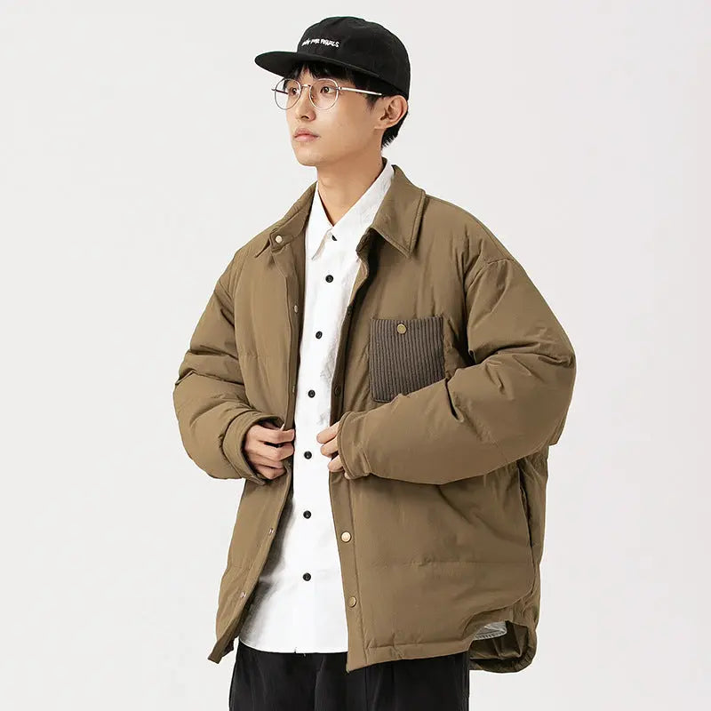 Men's Fashionable Waterproof Light Shirt Down Jacket Social Buzz eSIMs