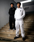 Men's Jacket Casual Long Hooded Sleeve Sweatshirt And Sweatpants - Plush Fashion Hub