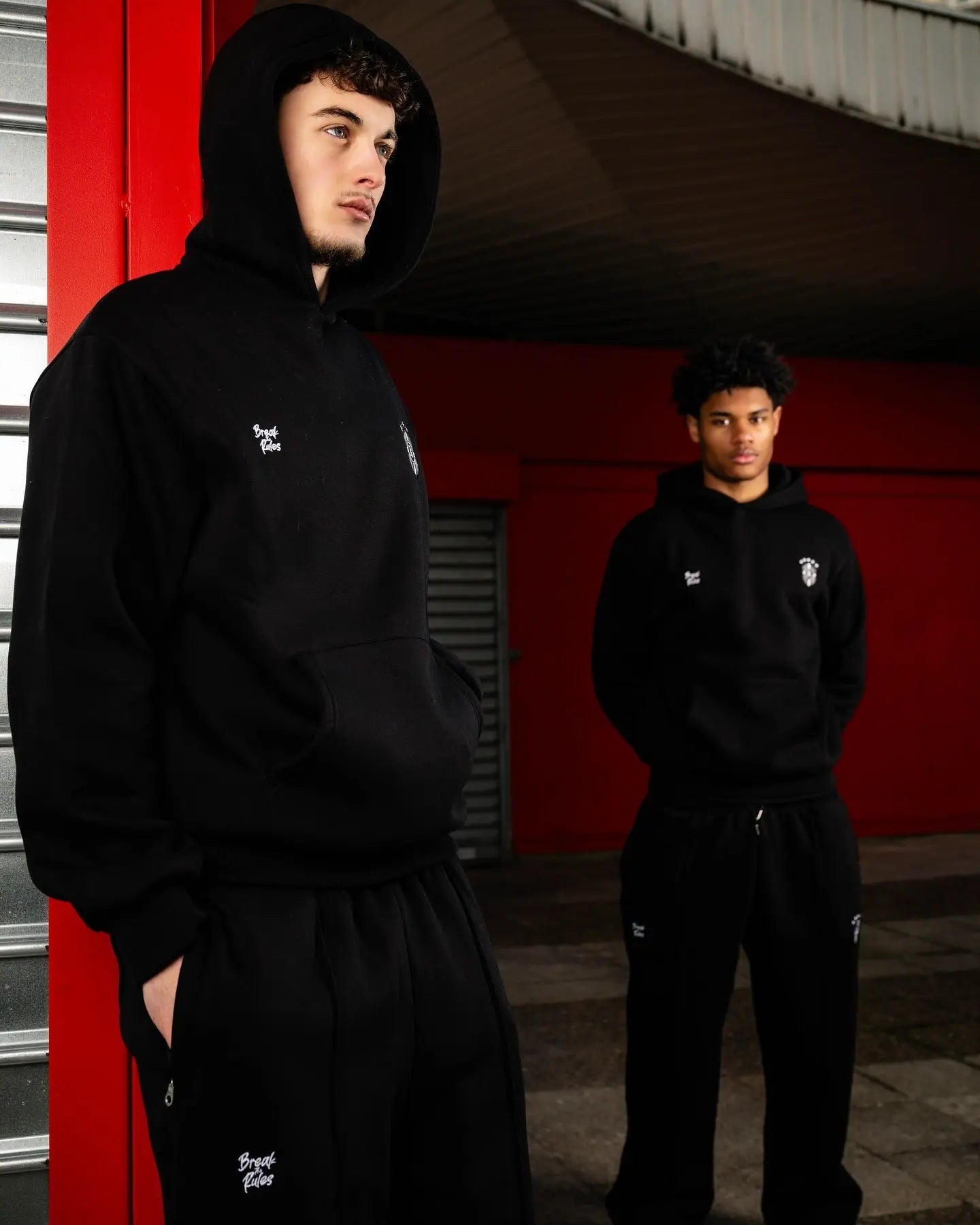 Men's Jacket Casual Long Hooded Sleeve Sweatshirt And Sweatpants - Plush Fashion Hub