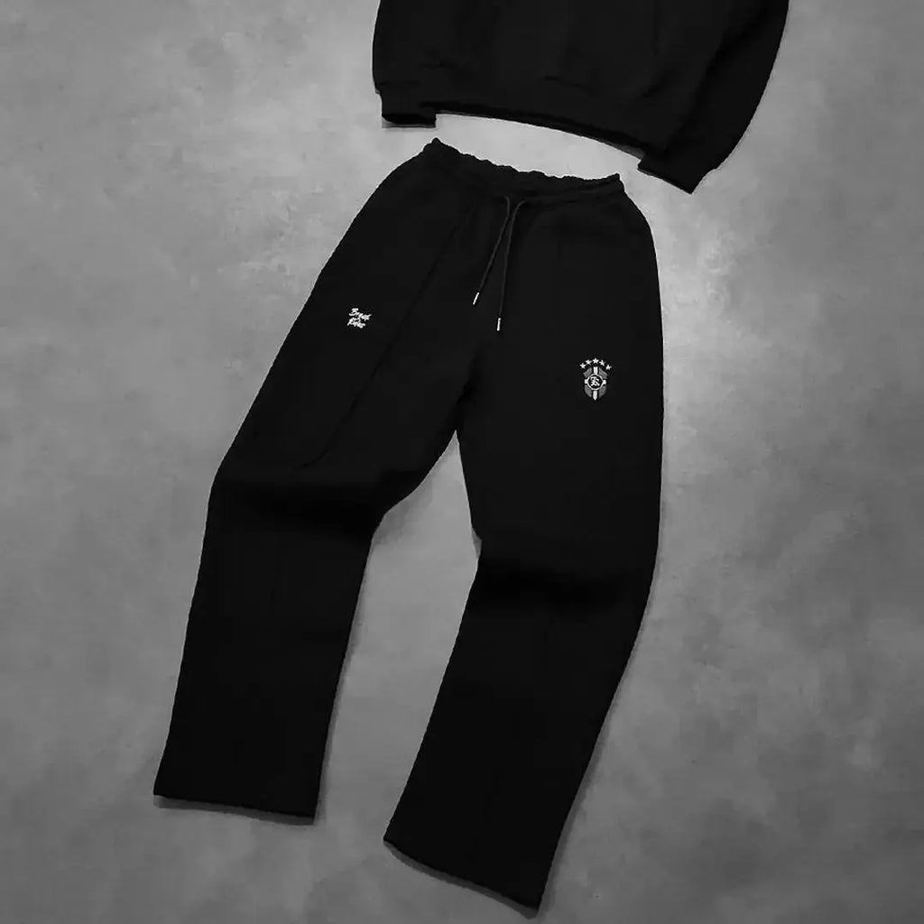 Men's Jacket Casual Long Hooded Sleeve Sweatshirt And Sweatpants - Plush Fashion Hub